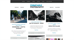 Desktop Screenshot of blog.formidablephotography.com
