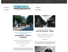 Tablet Screenshot of blog.formidablephotography.com